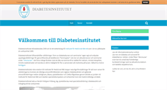 Desktop Screenshot of diabetesinstitutet.se