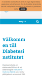 Mobile Screenshot of diabetesinstitutet.se