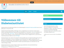 Tablet Screenshot of diabetesinstitutet.se